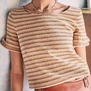 SÉZANE Lisae Multicolor Jacquard Top size xs